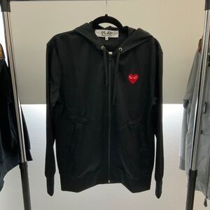 New Comme Des Garcons zip hoodie Medium